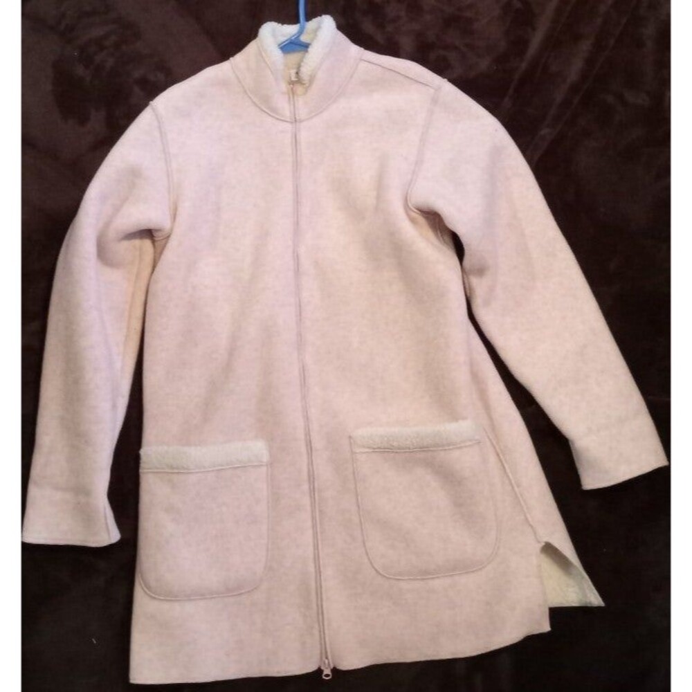 Denim company light pink sherpa thick coat